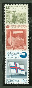 Faroe Islands #21-3 Mint (NH) Single (Complete Set)