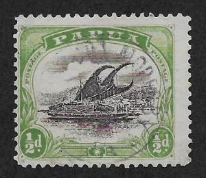 PAPUA NEW GUINEA SC# 34b  F/U 1909