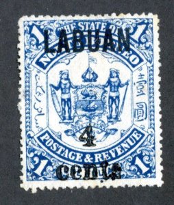 1904  Labuan Sc.#118 MNG ( 1068 BCX2 )