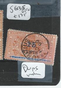 MAURITIUS   (PP2107B) QV 15C/36C  SG 135   VFU