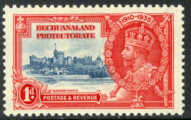 BECHUANALAND 1935 KGV 1d Silver Jubilee Issue Sc 117 MH