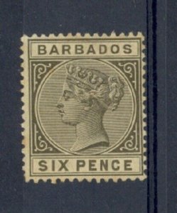 Barbados Scott 66 Mint hinged VF (Catalog Value $85.00)