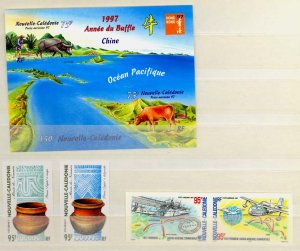 New Caledonia Collection MNH CV$13310.00 Imperforate 1950-1997 In Two Stockbooks