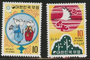 Korea Scott 804-5 MNH** 1971 New Year set