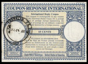 USA 15c International Reply Coupon IRC Post Office 98932