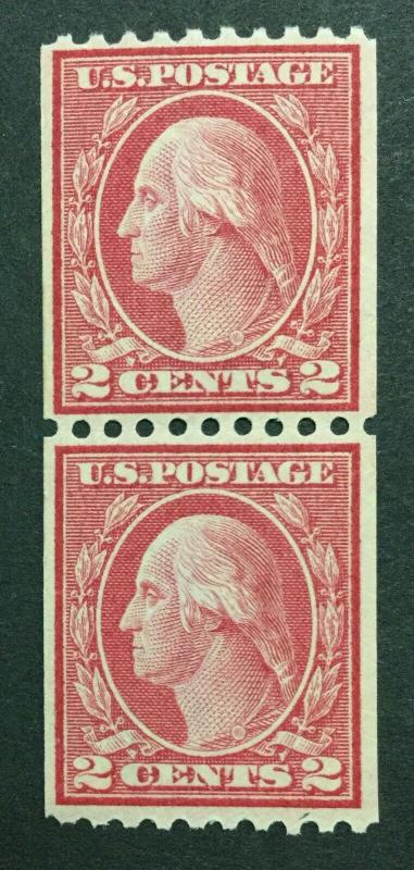 MOMEN: US #450 PAIR MINT OG NH VF/XF #26203