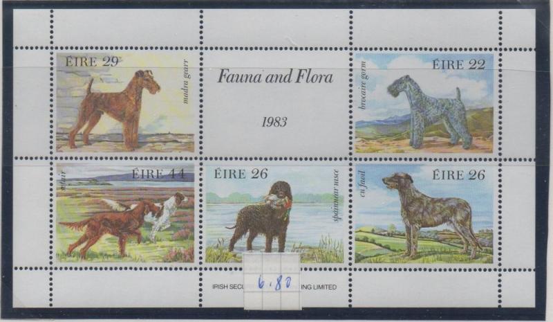 Ireland Sc 567a 1983 Dogs stamp sheet mint NH