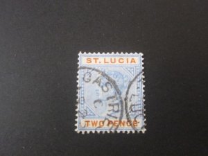 St Lucia 1898 Sc 30 FU