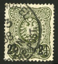 German Colonies, German Offices in the Turkish Empire #6a (Mi. 5ba) Cat€260...