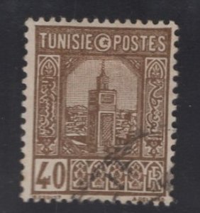 Tunisia   #85  used  1926  Grand mosque Tunis   40c
