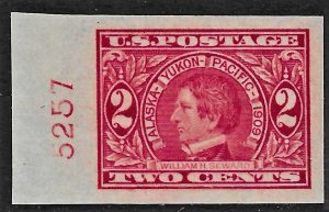 US 1909 Sc. #371 XF LH pl# 5257 single