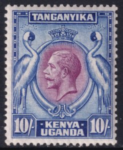 KUT Sc# 58 KGV King George portrait 1935 10/ issue MNH CV $175.00