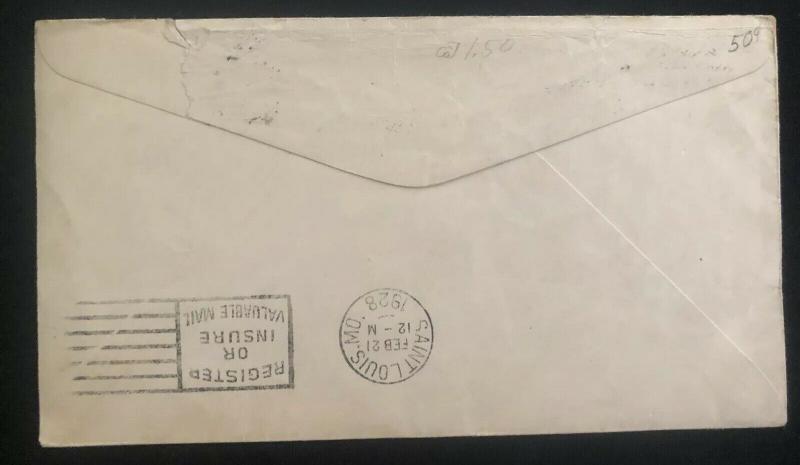 1928 Chicago IL USA First Day Cover FDC Lindbergh Again Flies Airmail