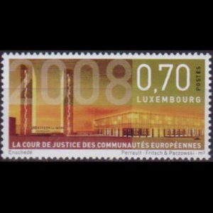 LUXEMBOURG 2008 - Scott# 1255 New Courthouse Set of 1 NH