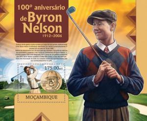 MOZAMBIQUE 2012 SHEET BYRON NELSON GOLF SPORTS