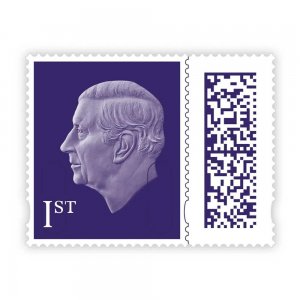 Royal Mail - King Charles 1st Class Stamp - Definitive - Mint