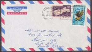 NEW CALEDONIA 1970 cover Noumea to New Zealand.............................53886