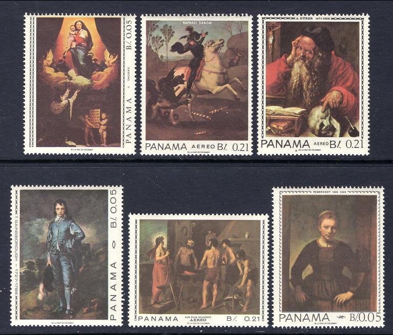 Panama 479-479E Paintings MNH VF