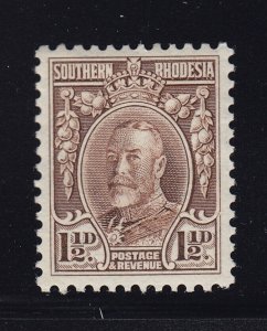 S. Rhodesia Scott # 18b VF OG previous hinged nice color cv $ 63 ! see pic !