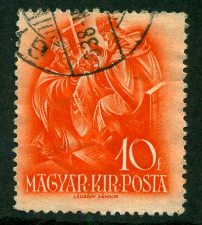 Hungary 1938 #516 U SCV (2018)=$0.25