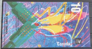 CANADA BOOKLET 1992 WINTER OLYMPICS  FINE USED IN VANCOUVER ..CAT £15+