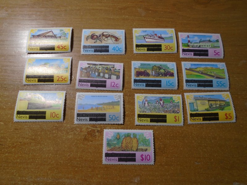Nevis  #  100-12  MNH