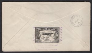 CL48 1931 Athabaska to Ft. McMurray, pilot signed. $40