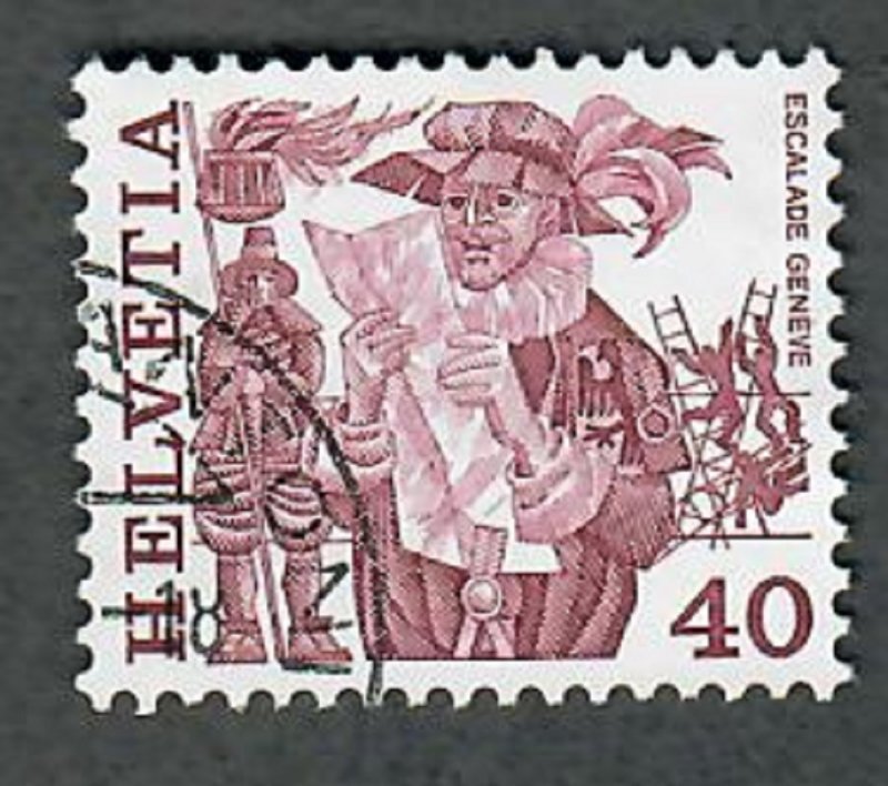 Switzerland 638 used single