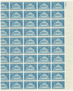 #1029 – 1954 3¢ Columbia University – MNH OG Sheet