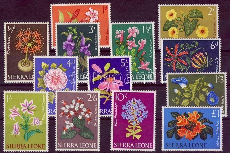 Sierra Leone stamp Flowers MNH 1963 Mi 208-220 WS115614