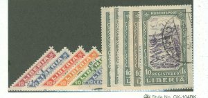 Liberia #F20/34 Used Single (Complete Set)