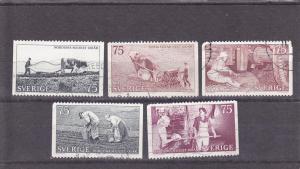 Sweden  Scott#  1010-4  Used