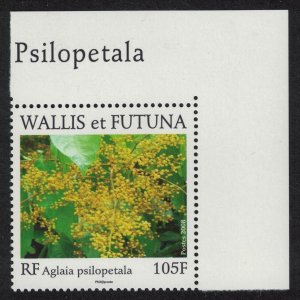 Wallis and Futuna Endemic Flora - Aglaia psilopetala Tree Corner 2008 MNH