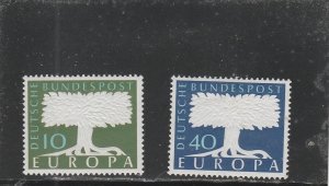 Germany  Scott#  771-772  MNH  (1957 United Europe)