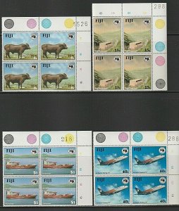 EDSROOM-O8653 Fiji 514-517 MNH 1984 Complete Blocks of 4 CV$16