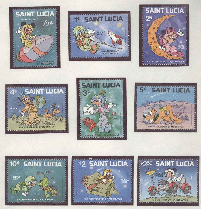 St. Lucia #491-499  Single (Complete Set)