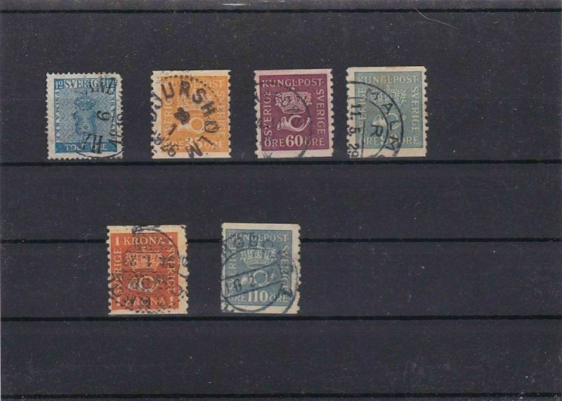 SWEDEN  MOUNTED MINT OR USED STAMPS ON  STOCK CARD  REF R880 