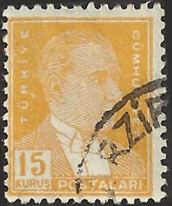 TURKEY - #751 - Used - SCV-0.25