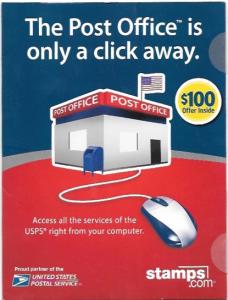 US Stamps.com CD And Stamp.