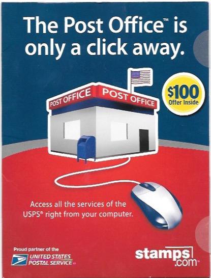 US Stamps.com CD And Stamp.