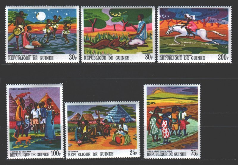 Guinea. 1968. 487-92. Legends of guinea. MNH.