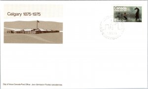 Canada 1975 FDC - Canada Post Office - Calgary - F78928