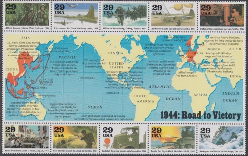 US 2838 World War II MNH