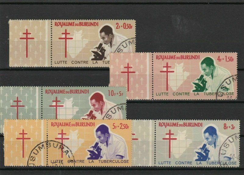 Burundi Tuberculosis Used Stamps Ref 23807