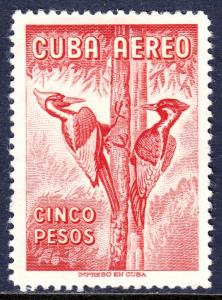 Cuba - Scott #C146 - MH - 1956 Ivory-Billed Woodpecker - Lt. Crease - SCV $35.00