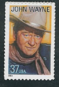 2004 John Wayne Single 37c Postage Stamp, Sc# 3876, MNH, OG
