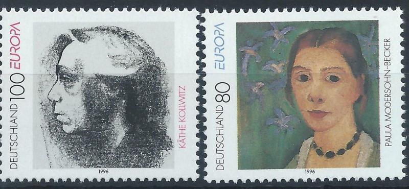 GERMANY 1996 SG2713-2714 Europa. Famous Women Mint MNH