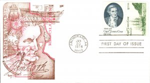 #1732-33 Captain James Cook Marg FDC
