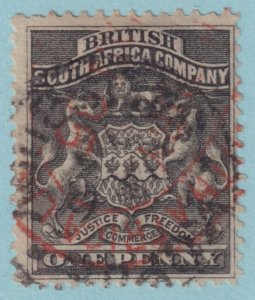 RHODESIA 2  USED - INTERESTING RED CANCEL - NO FAULTS VERY FINE! - AWR