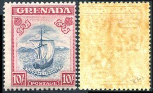 Grenada George VI Sc 142b Perf 12 X 13  MLH Toned Gum